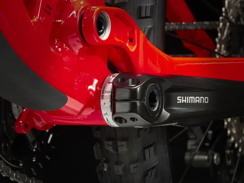 TREK Top Fuel 5 Full Suspension Mountain Bike in Radioactive Red-9